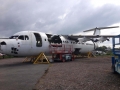 BAE 146-300 ON OUR OWN DESIGN BELLY STANDS 2